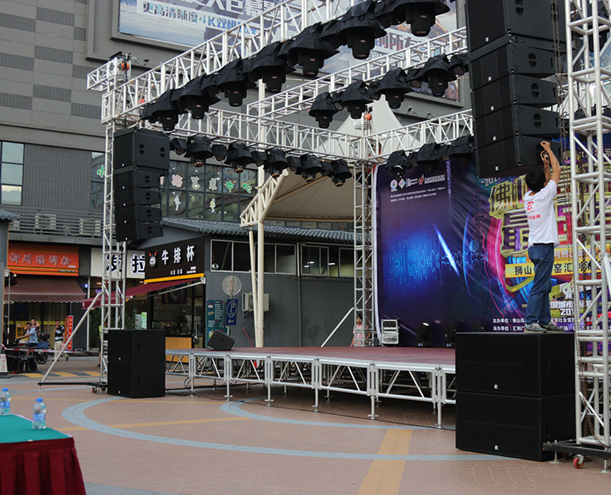 Foshan Hi-tech Zone's strongest sound selection stage sound system project